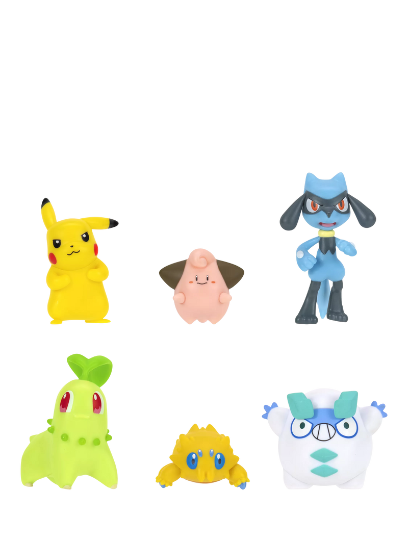 Pokémon Battle Ready Figures 6 pack - British product