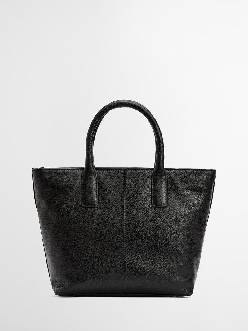 Barbour Birch Leather Tote Bag in leather finish (British brand)
