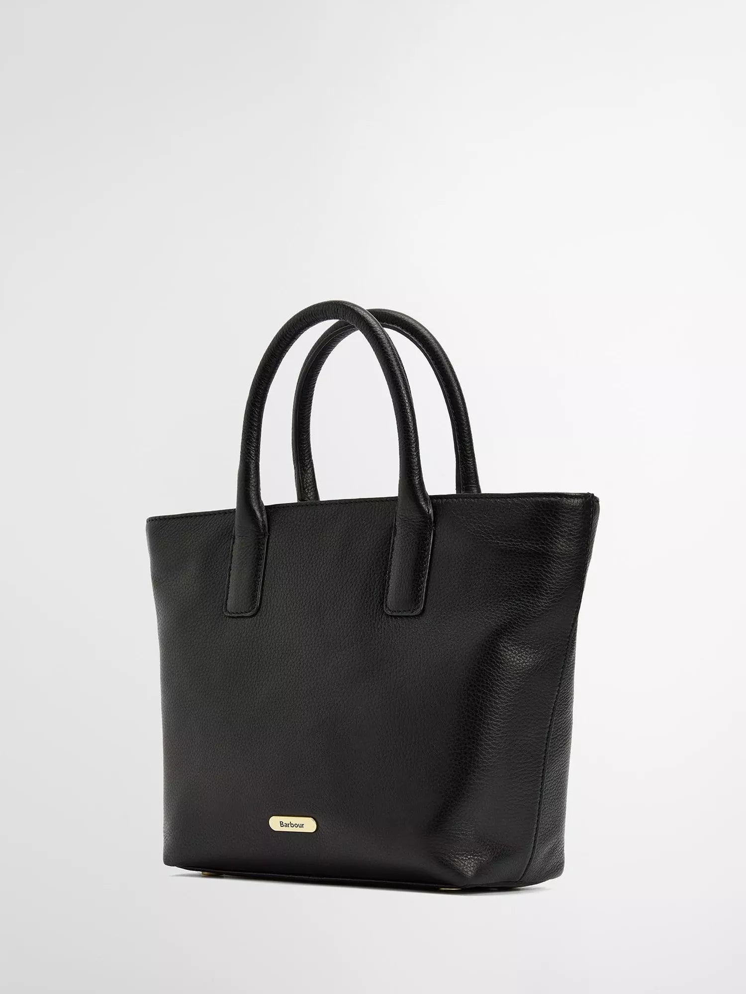 Barbour Birch Leather Tote Bag in leather finish (British brand)