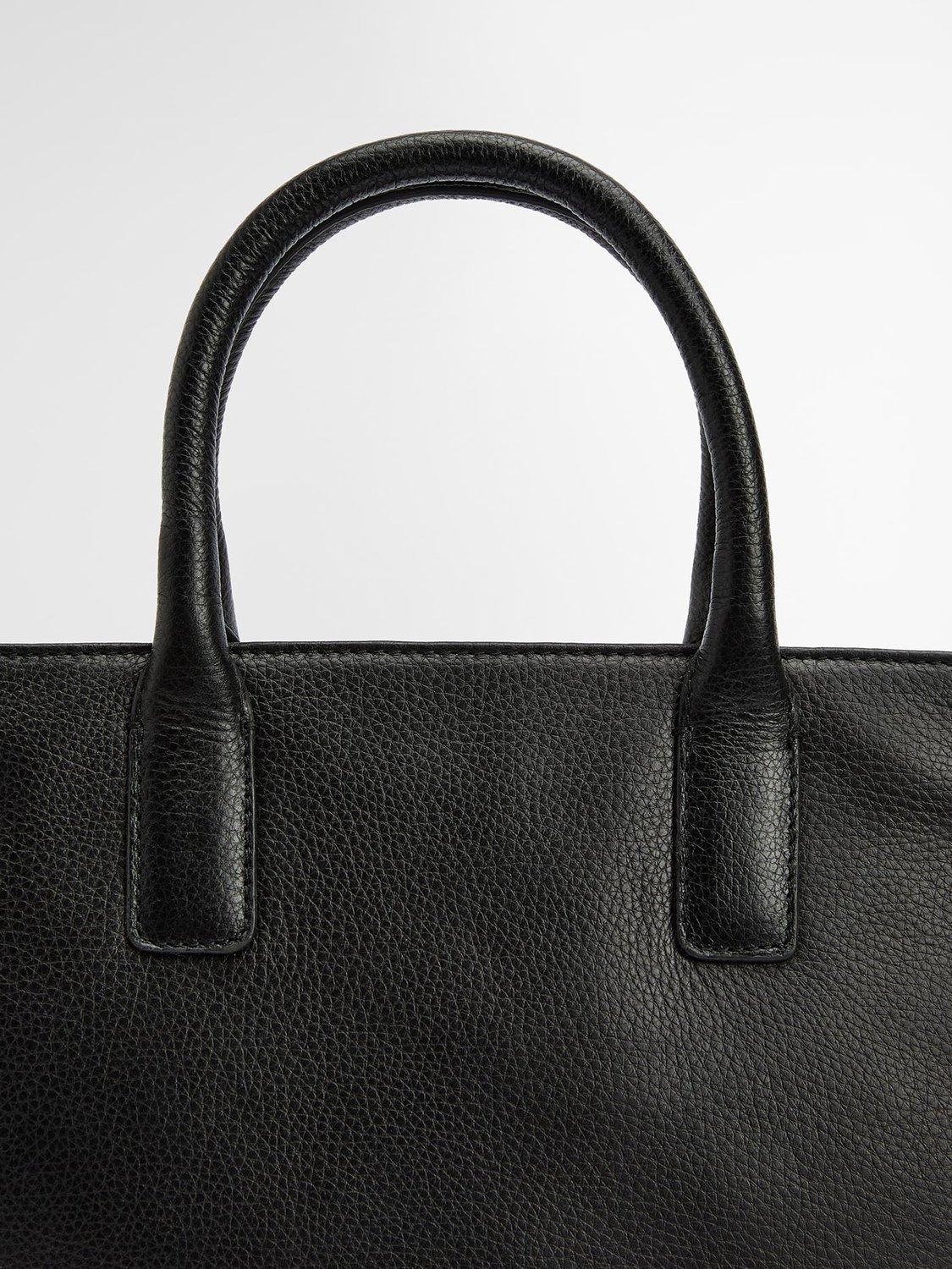Barbour Birch Leather Tote Bag in leather finish (British brand)