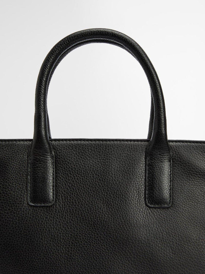 Barbour Birch Leather Tote Bag in leather finish (British brand)