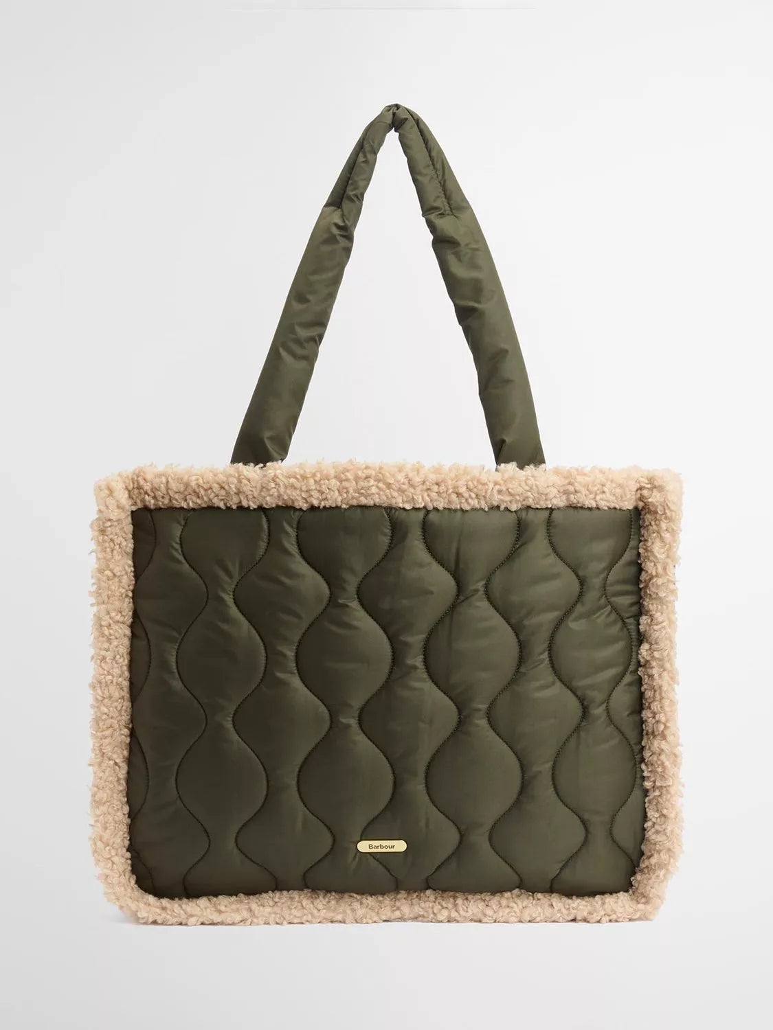 Barbour Marnie quilted tote bag with padded handles (British brand)