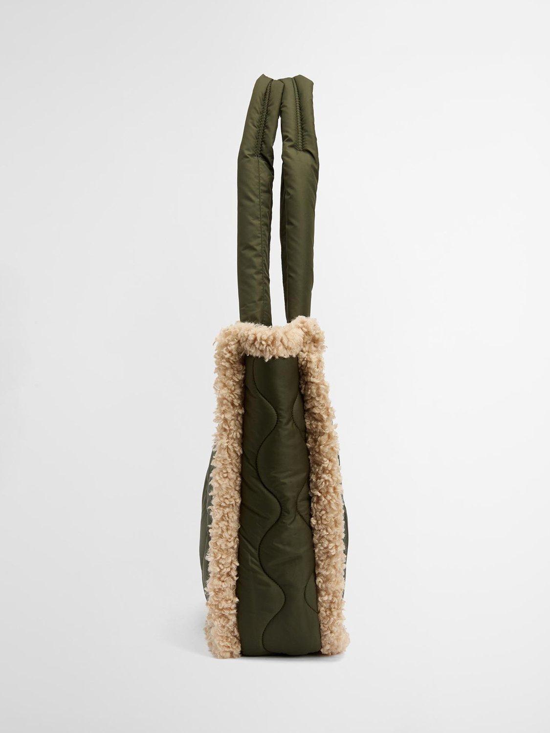 Barbour Marnie quilted tote bag with padded handles (British brand)