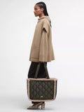Barbour Marnie quilted tote bag with padded handles (British brand)