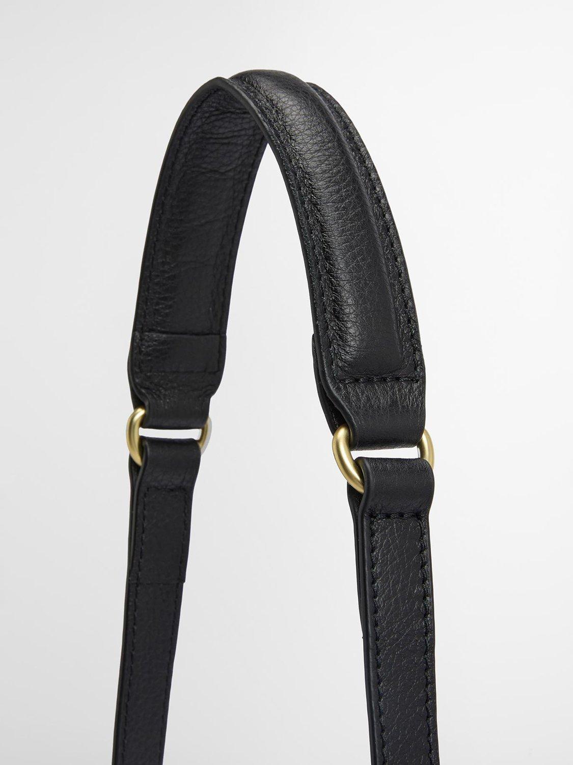 Barbour Rosa leather crossbody bag in black - British product