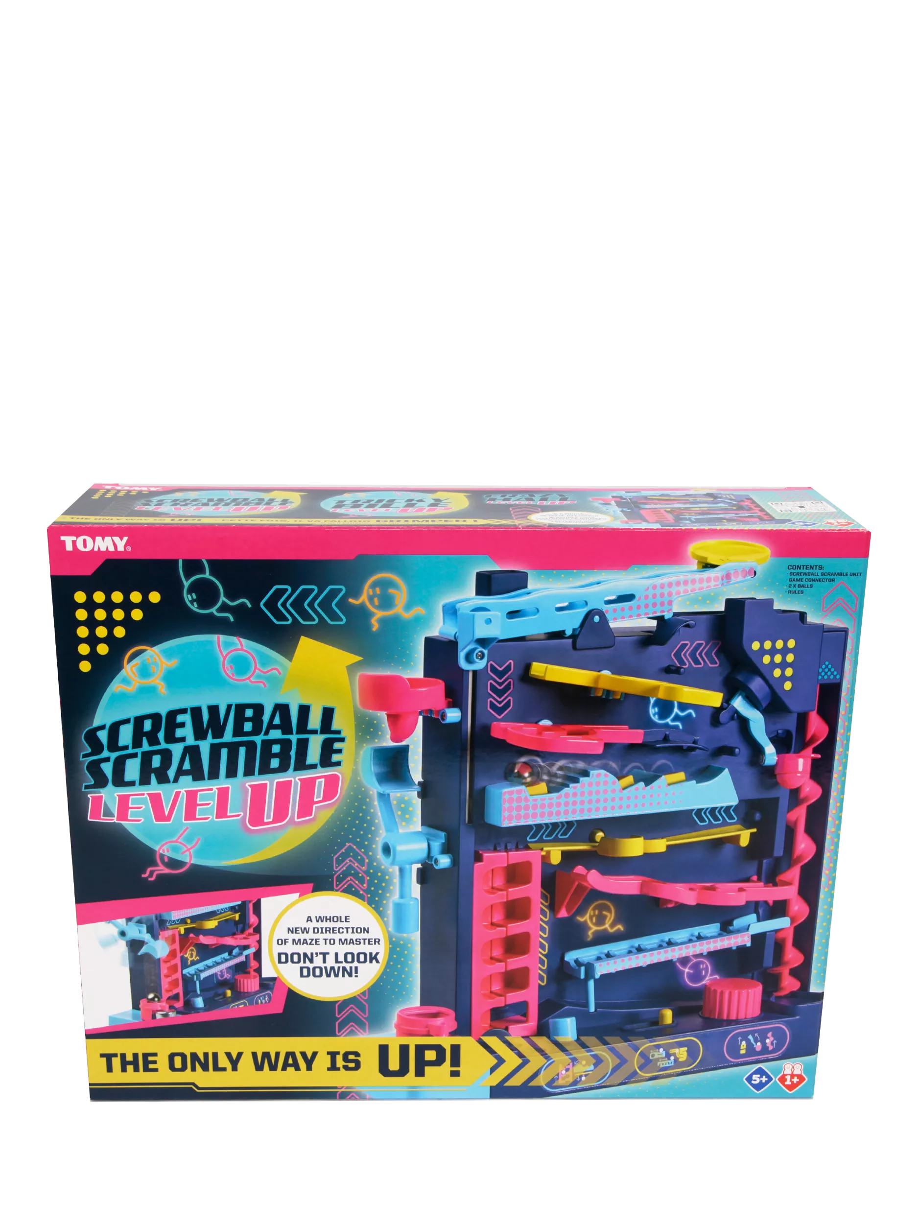 TOMY Screwball Scramble Level Up board game, UK version