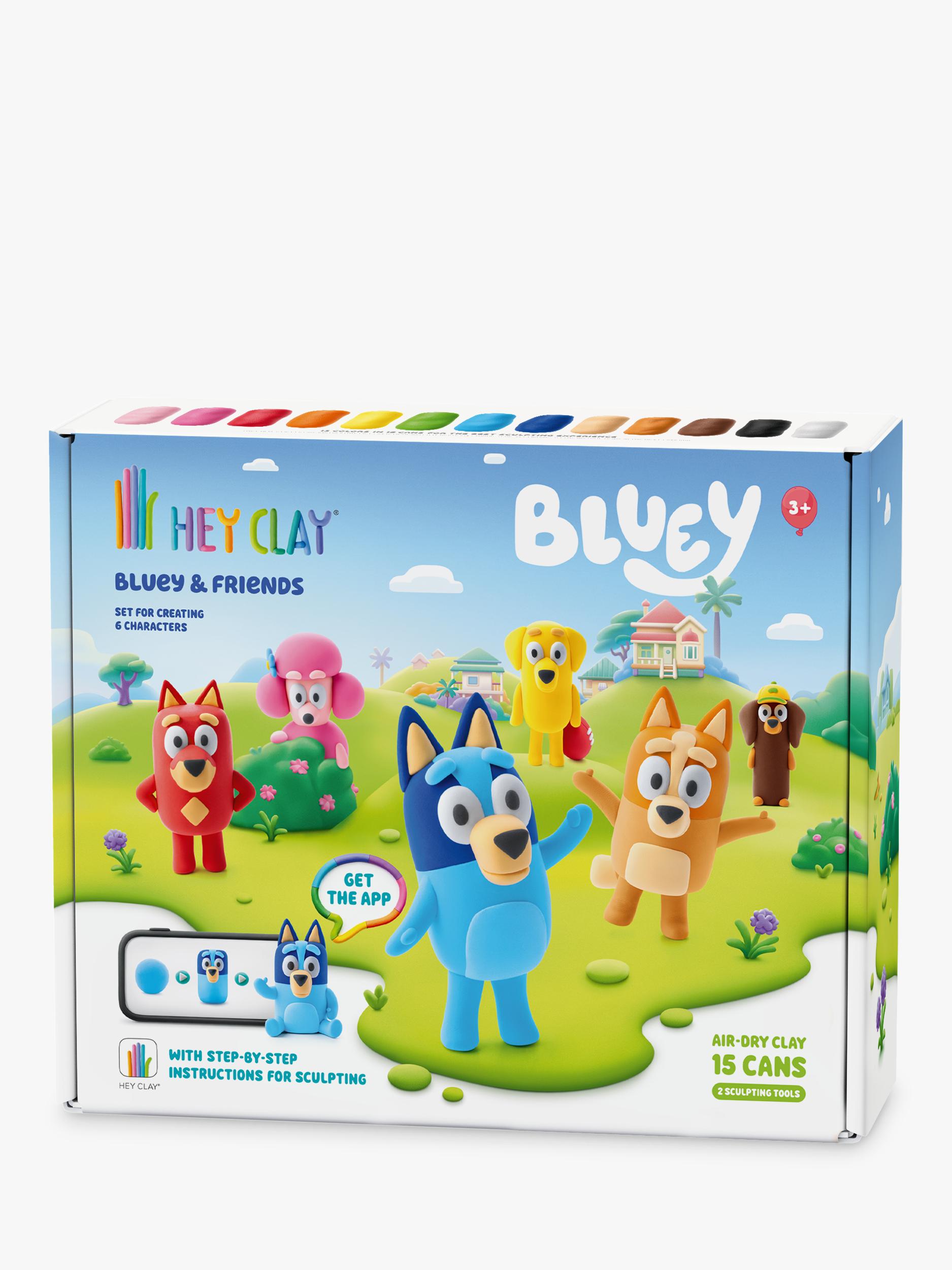 TOMY Bluey Hey Clay kit 15 cans, imported from the UK