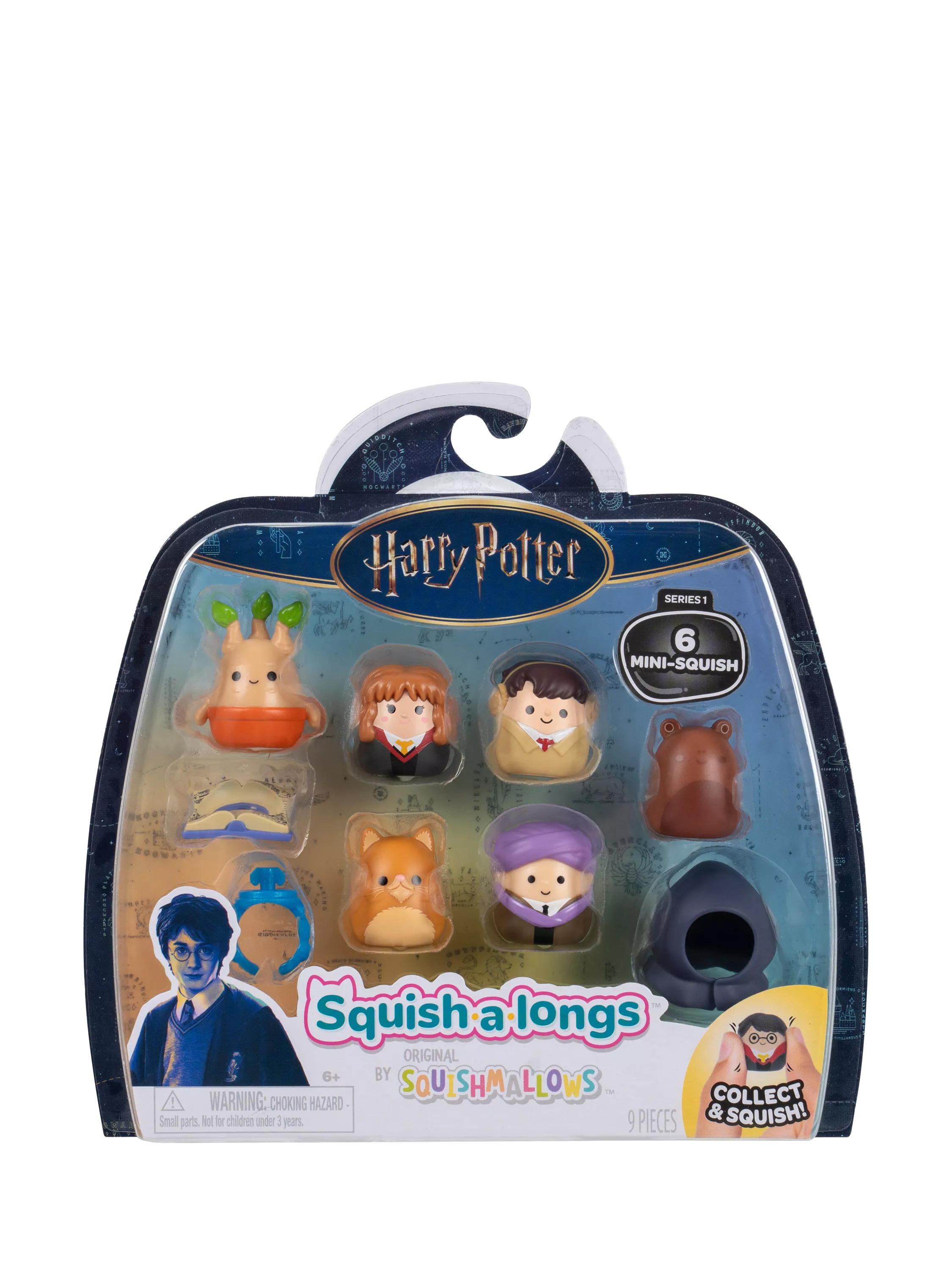 Squishmallows toy set Harry Potter 6 pieces, imported from the UK