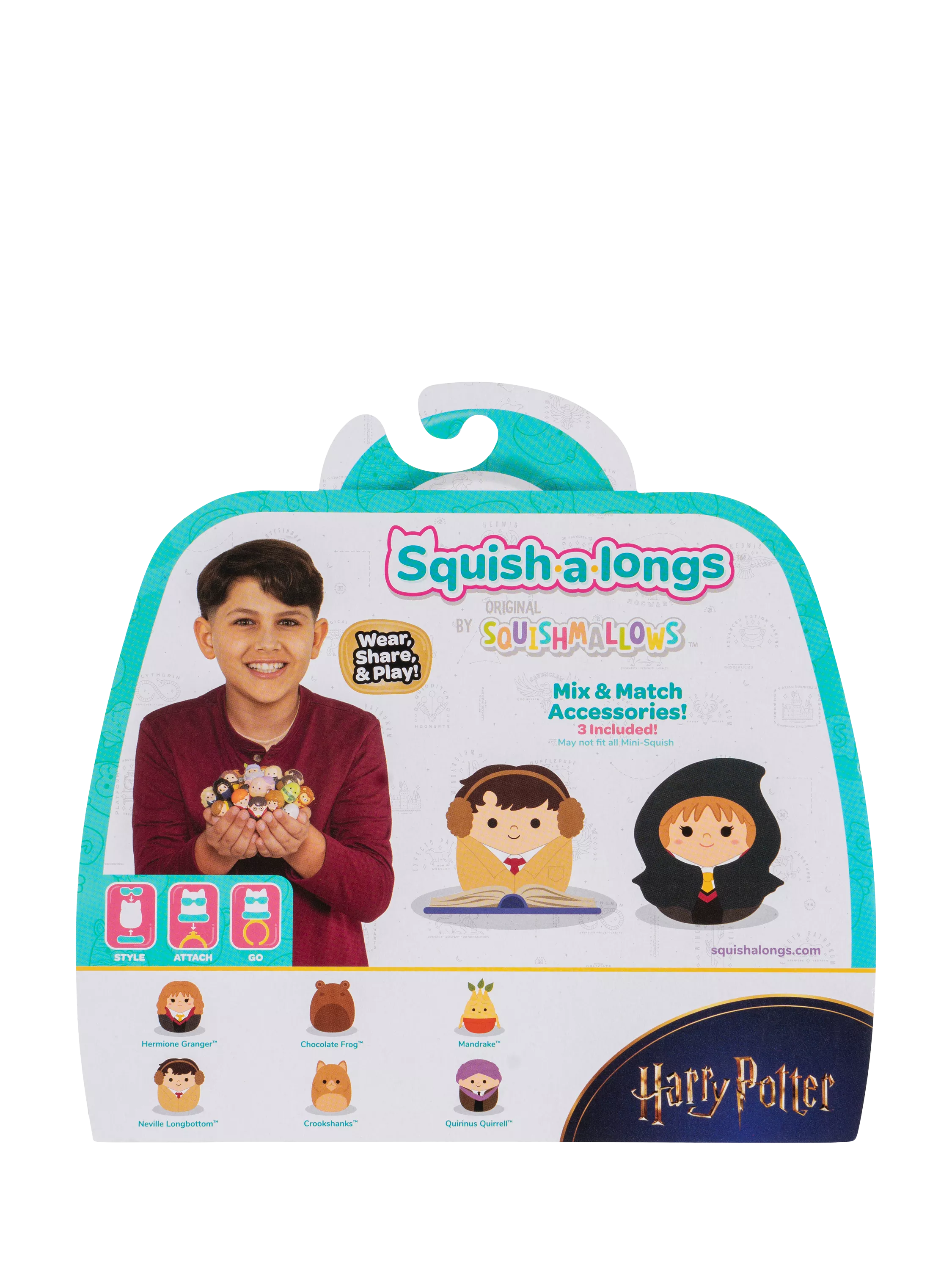 Squishmallows toy set Harry Potter 6 pieces, imported from the UK
