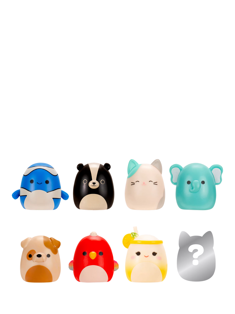 Squishmallows Squish-a-longs Mini-Squish 8 pack, imported from the UK