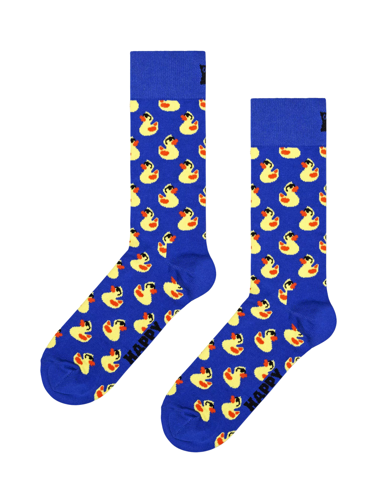 Happy Socks rubber duck socks blue one size (British brand)