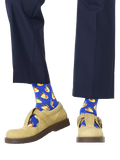 Happy Socks rubber duck socks blue one size (British brand)