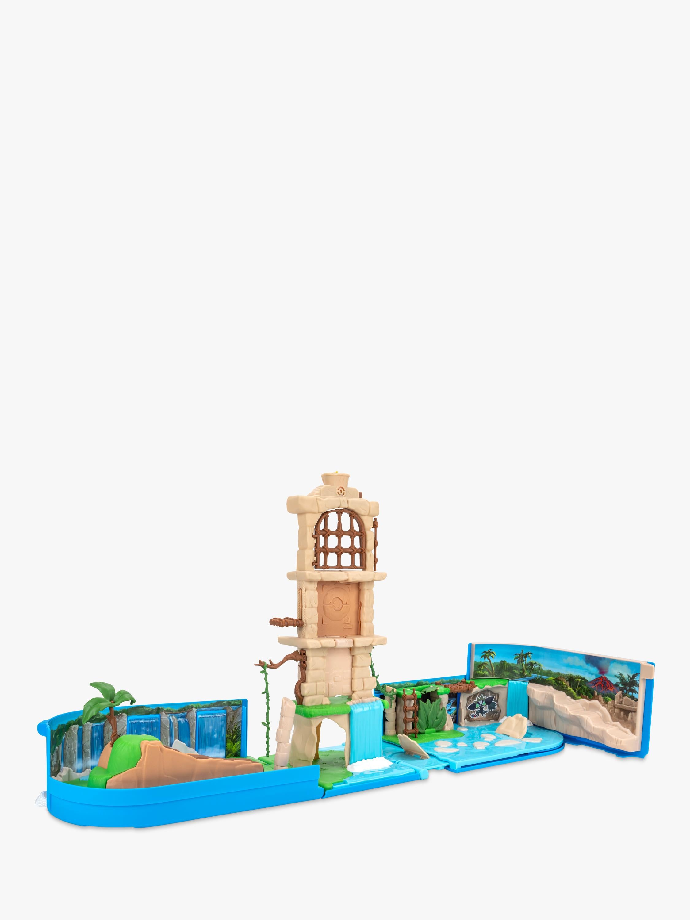Pokémon carry case playset ruins duelscape Pikachu figure (British brand)
