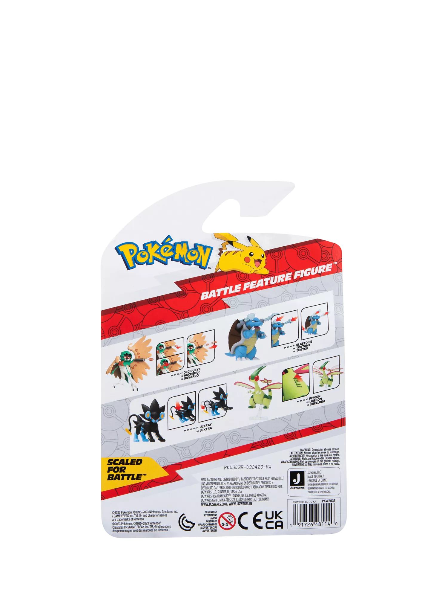 Pokémon Blastoise battle feature figure 4.5 inch (British brand)