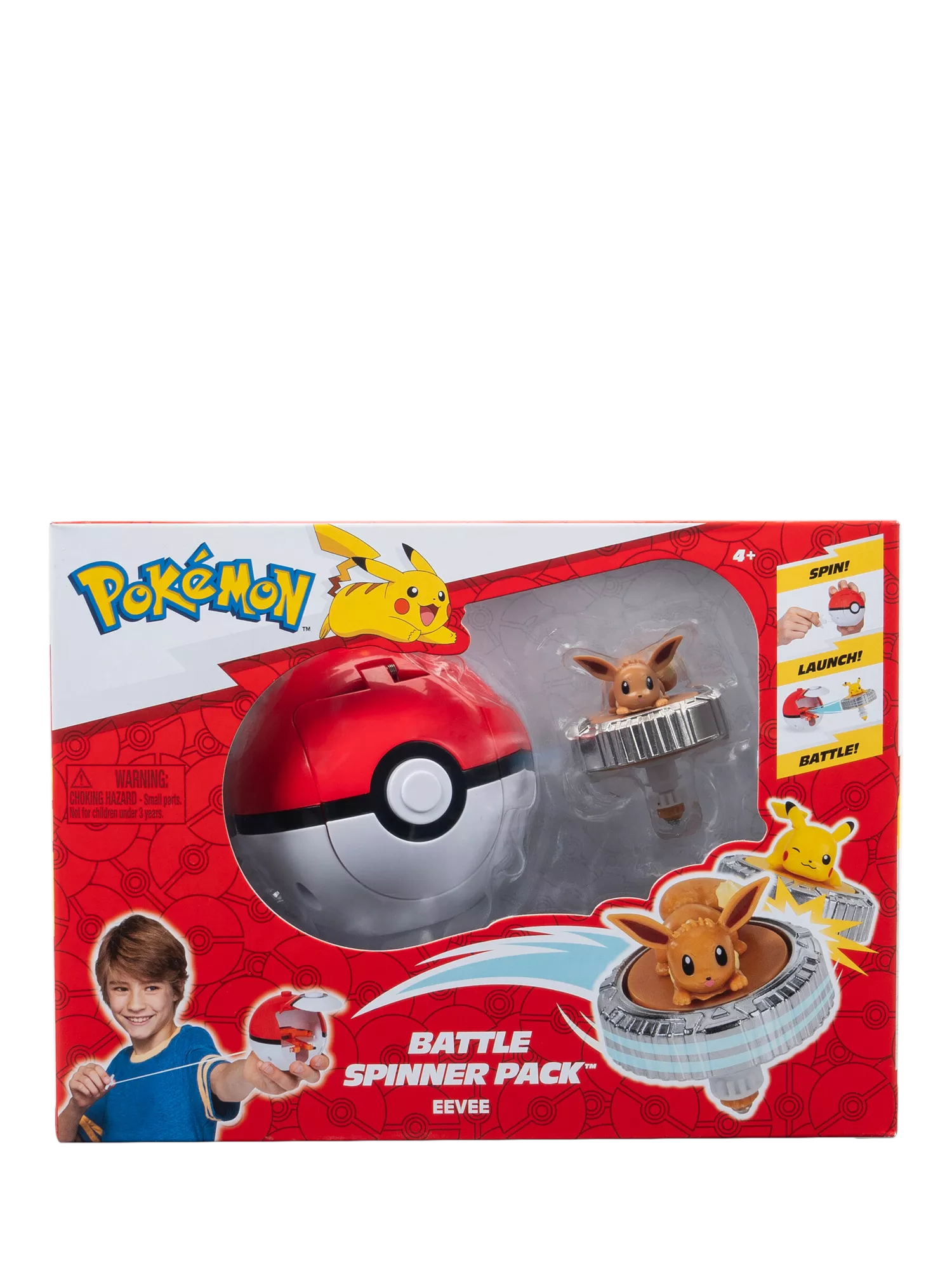 Pokémon Eevee Battle Spinner Pack with Poké Ball Launcher - British product
