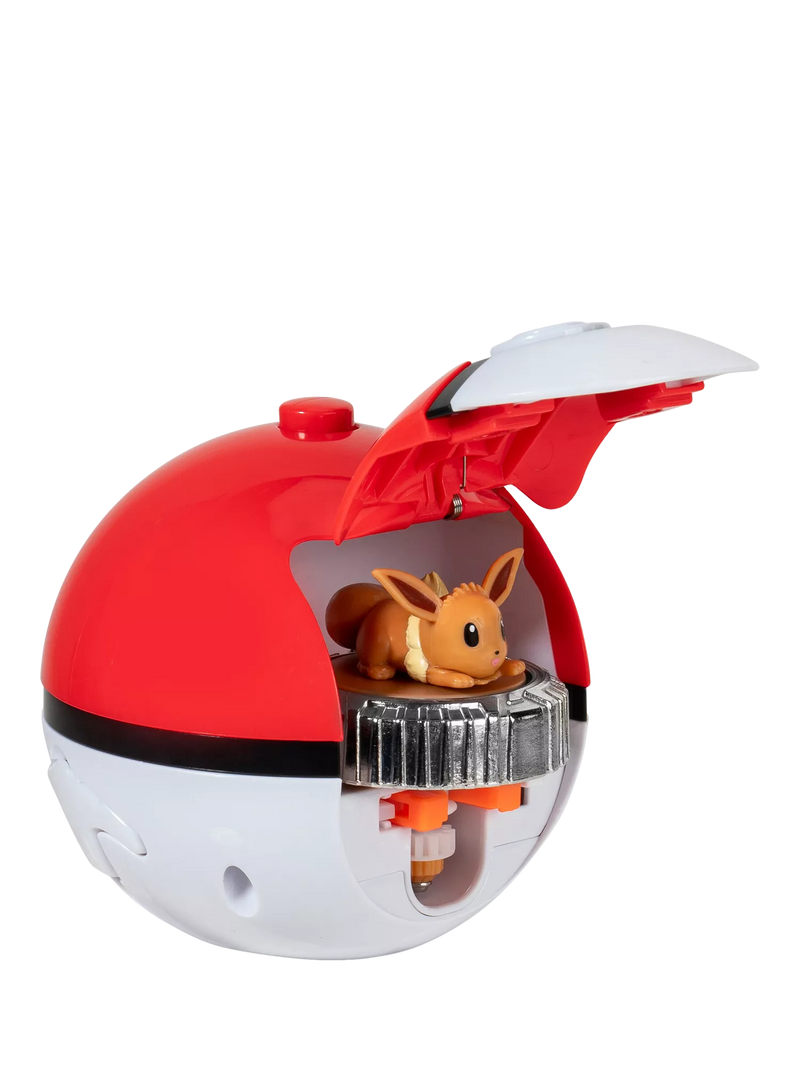 Pokémon Eevee Battle Spinner Pack with Poké Ball Launcher - British product