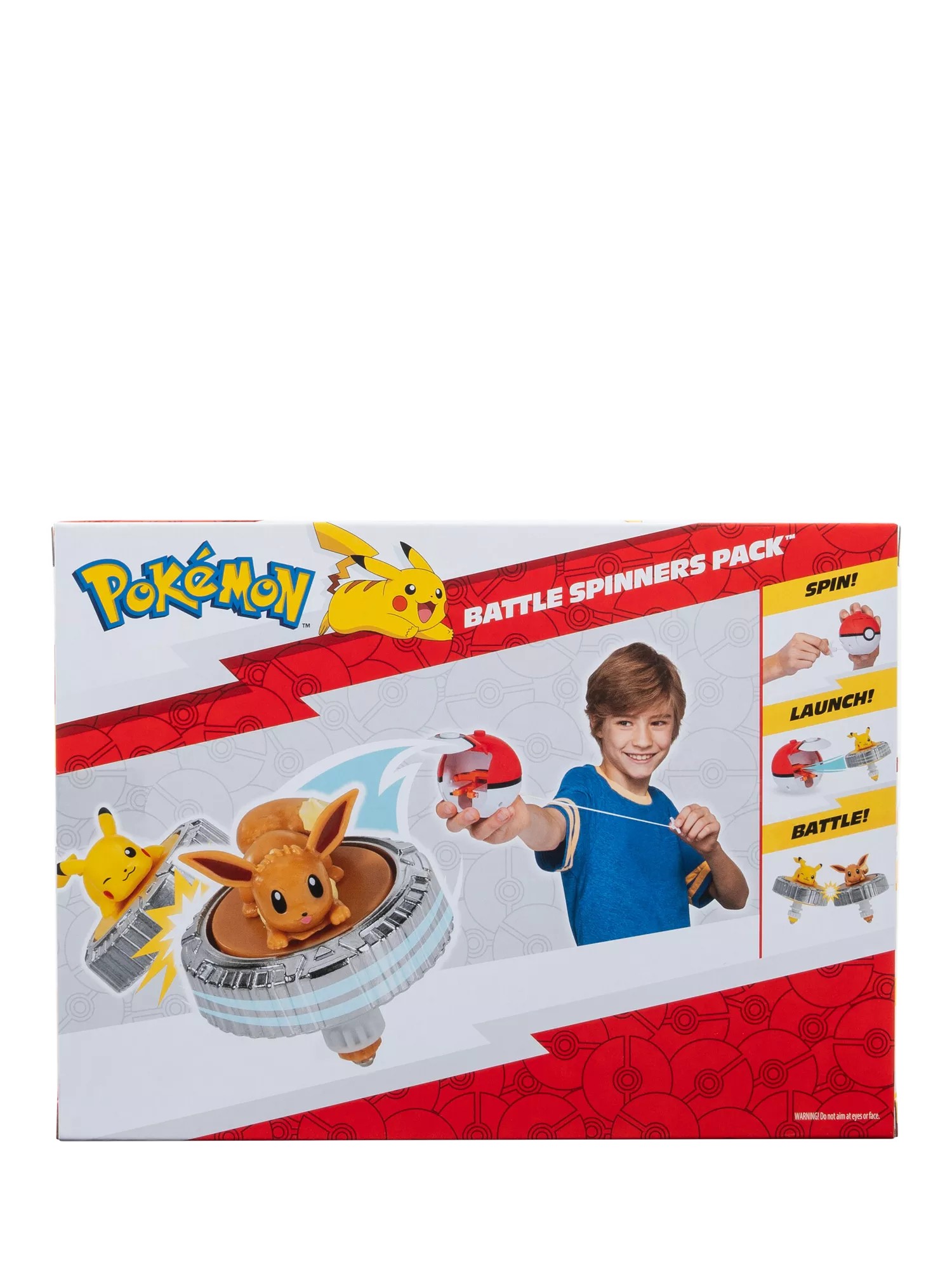 Pokémon Eevee Battle Spinner Pack with Poké Ball Launcher - British product