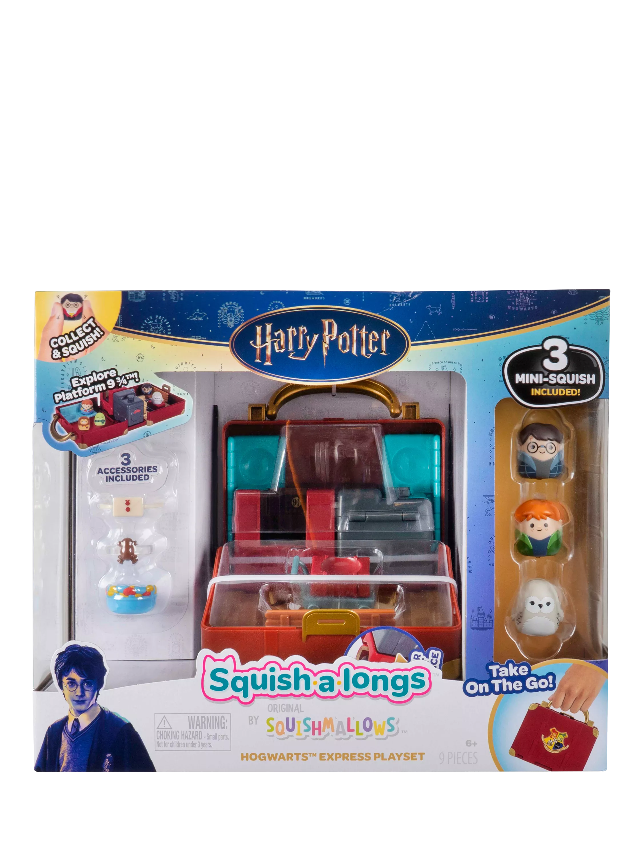 Squishmallows Harry Potter Hogwarts Express playset - British product