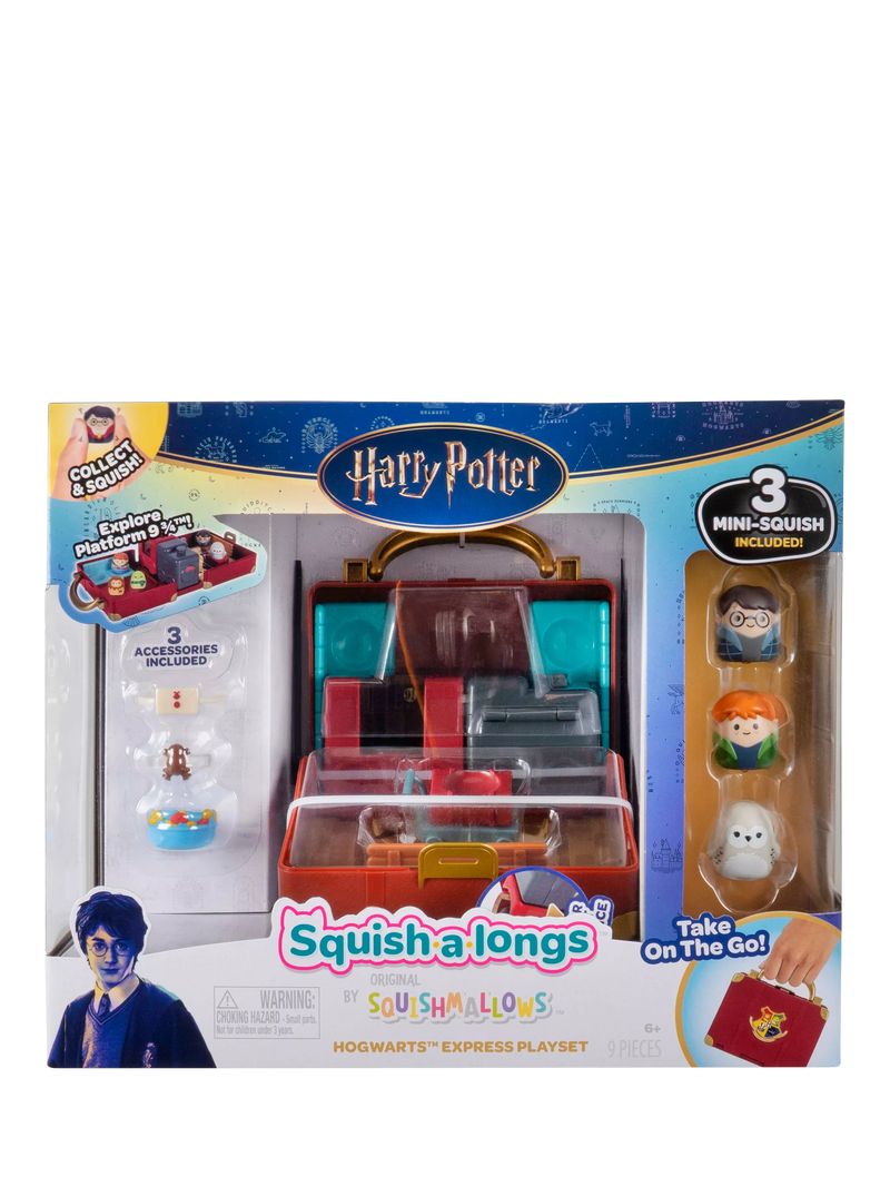 Squishmallows Harry Potter Hogwarts Express playset - British product