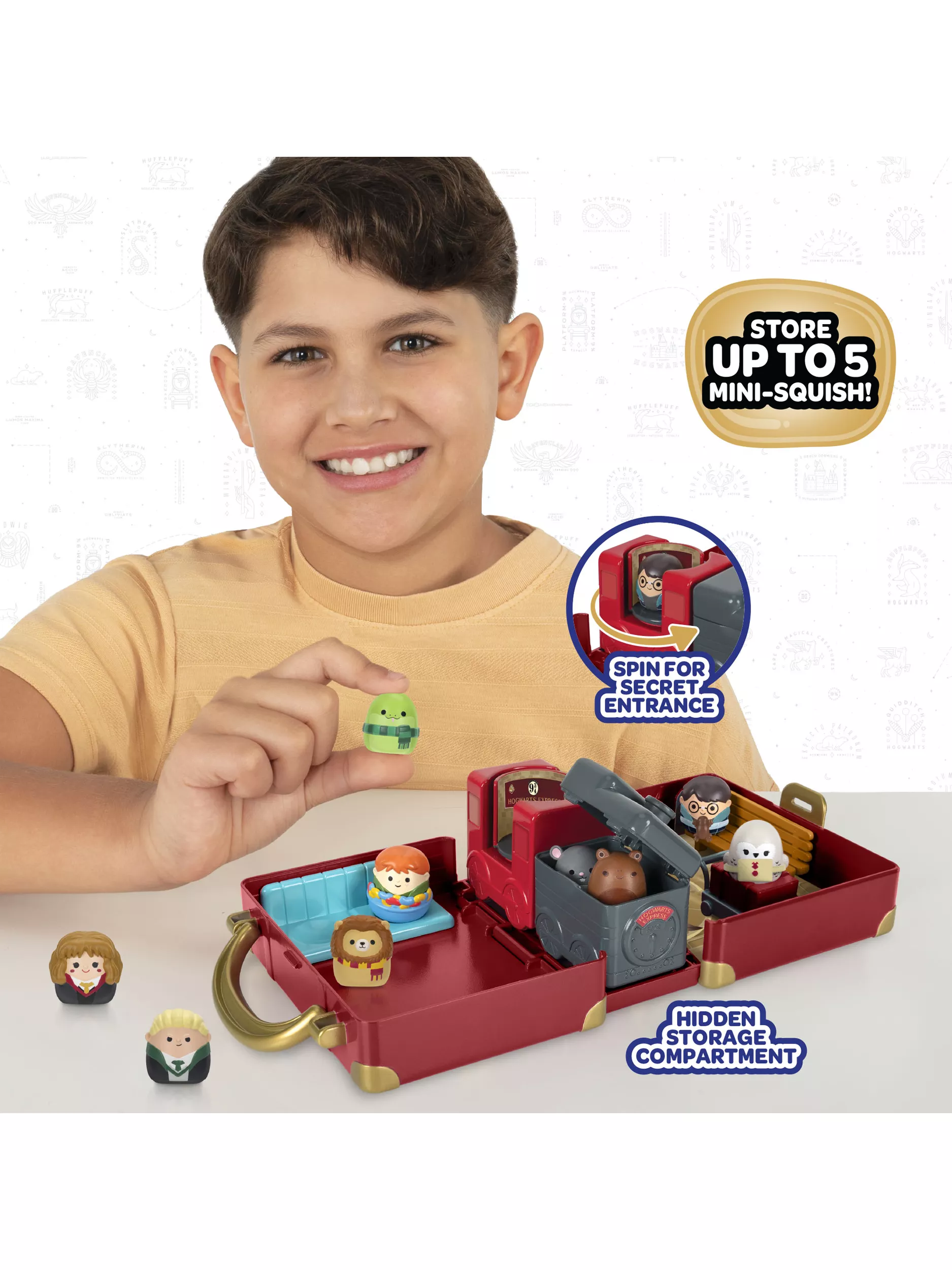 Squishmallows Harry Potter Hogwarts Express playset - British product