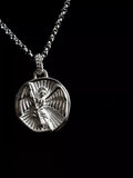 Dower & Hall St. Michael talisman necklace 55cm, imported from the UK