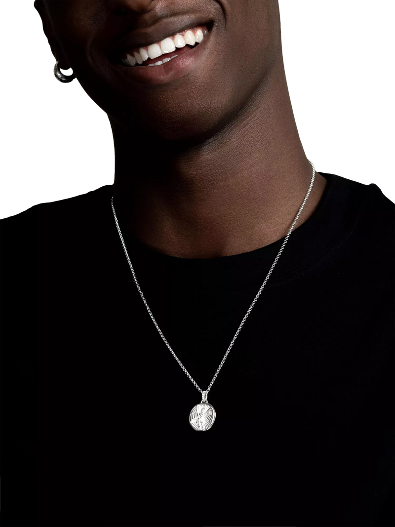 Dower & Hall St. Michael talisman necklace 55cm, imported from the UK