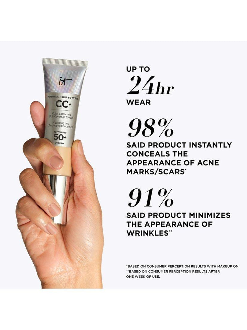 IT Cosmetics CC cream with SPF 50 travel size 12ml (British brand)