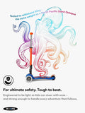 Micro Scooters Maxi Deluxe Neon foldable LED scooter - British product