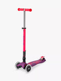 Micro Scooters Maxi Deluxe Neon Foldable LED Kids Scooter