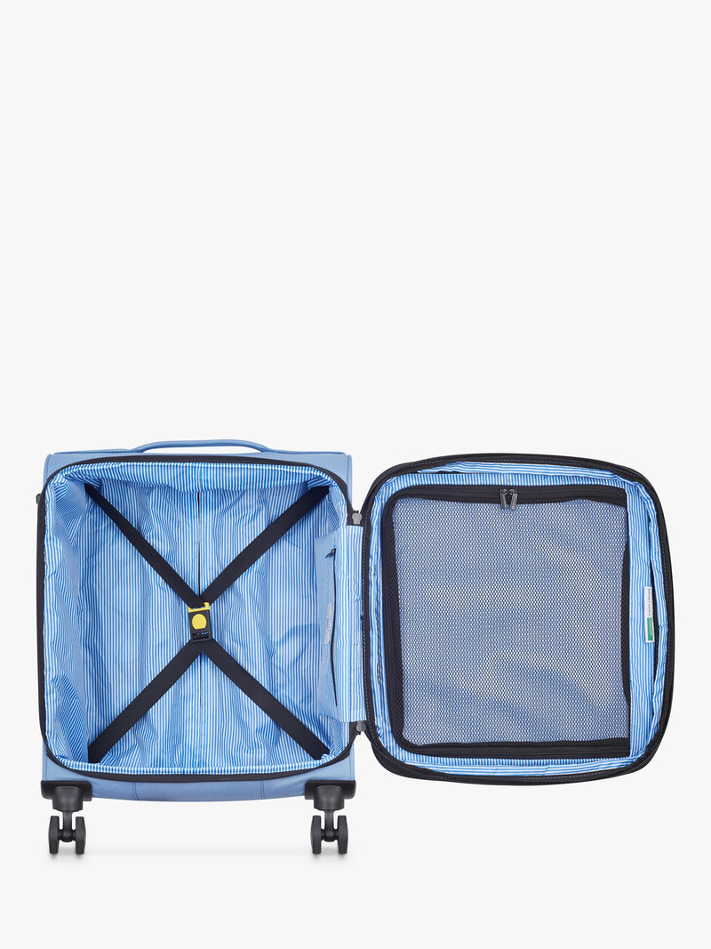 Benetton soft-sided cabin case 55cm 4-wheel - British product