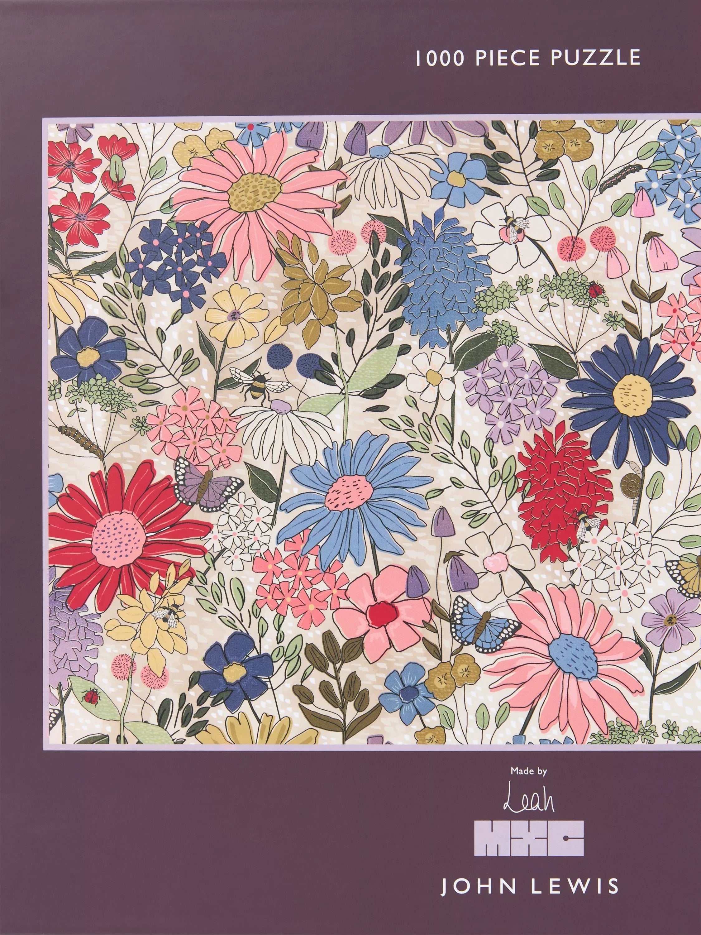 John Lewis Wildflowers jigsaw puzzle 1000 piece (British brand)
