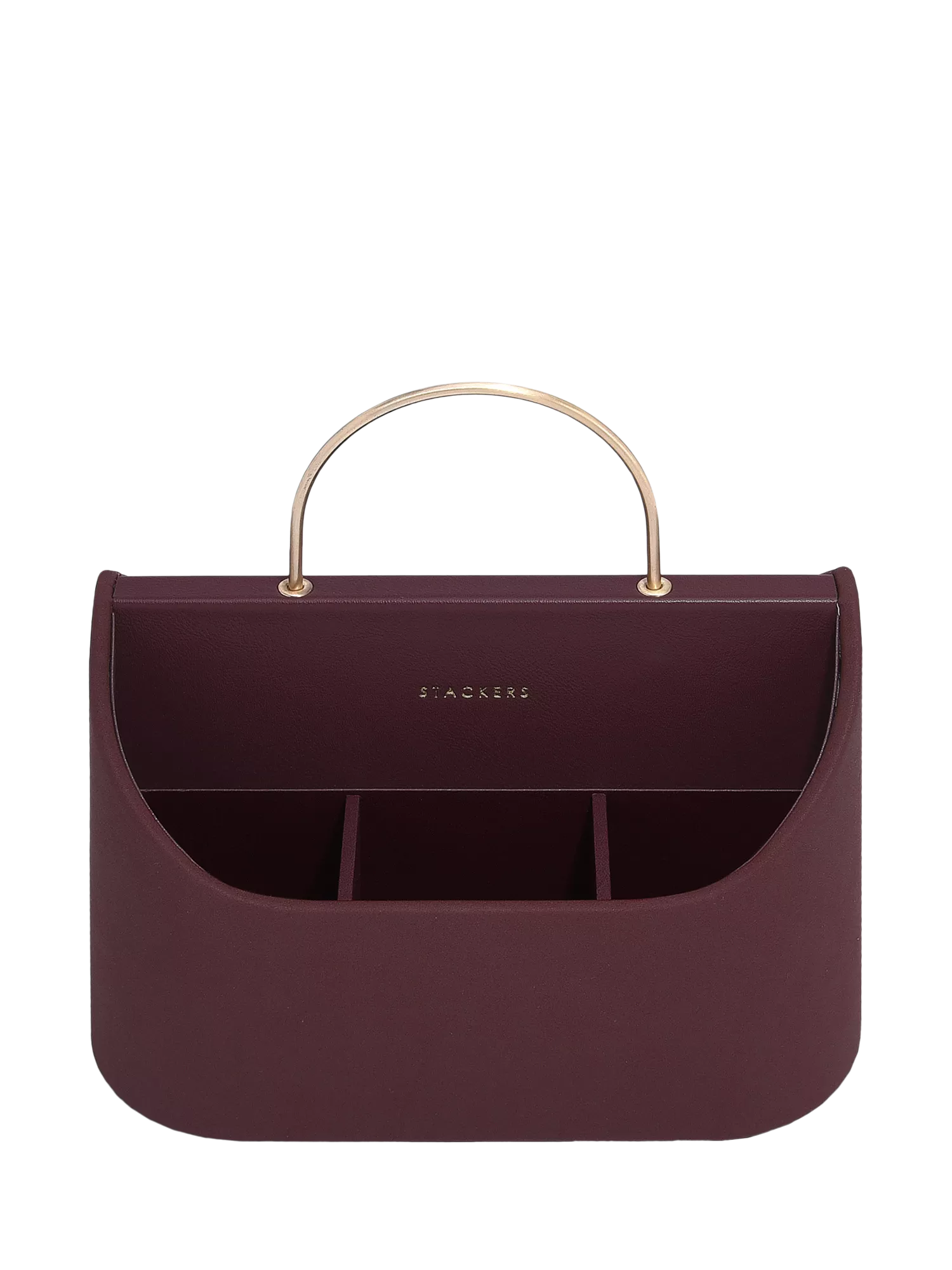 Stackers portable desk caddy garnet (British brand)