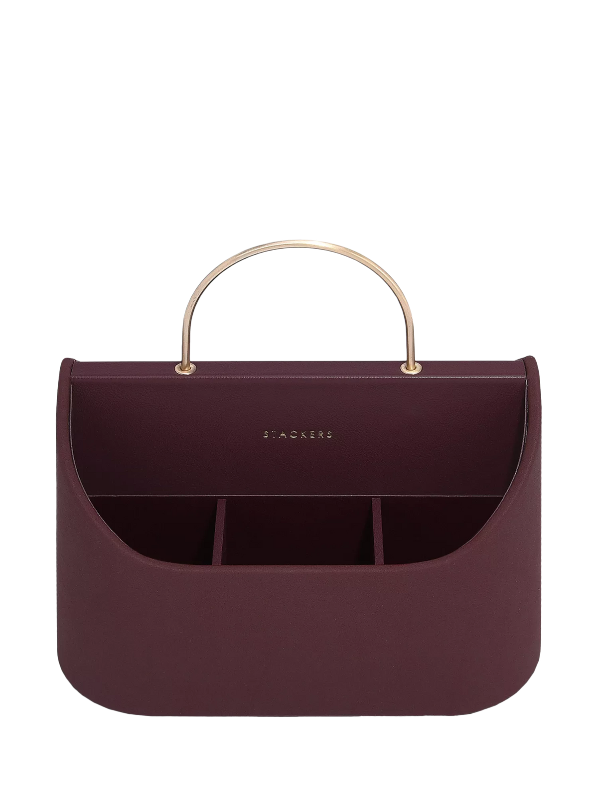 Stackers portable desk caddy garnet (British brand)