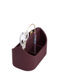 Stackers portable desk caddy garnet (British brand)
