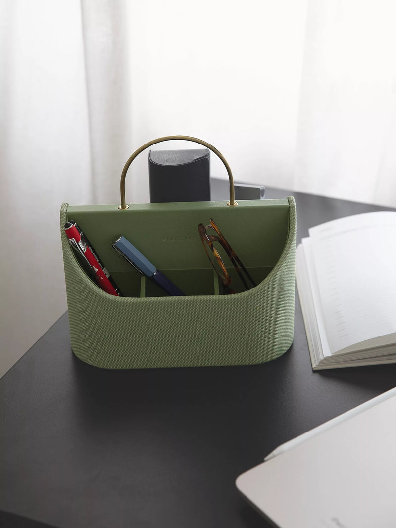 Stackers desk caddy sage 21cm - British product