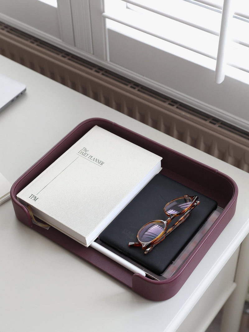 Stackers magazine tray Garnet H5xW32.5xD24.5cm, UK version