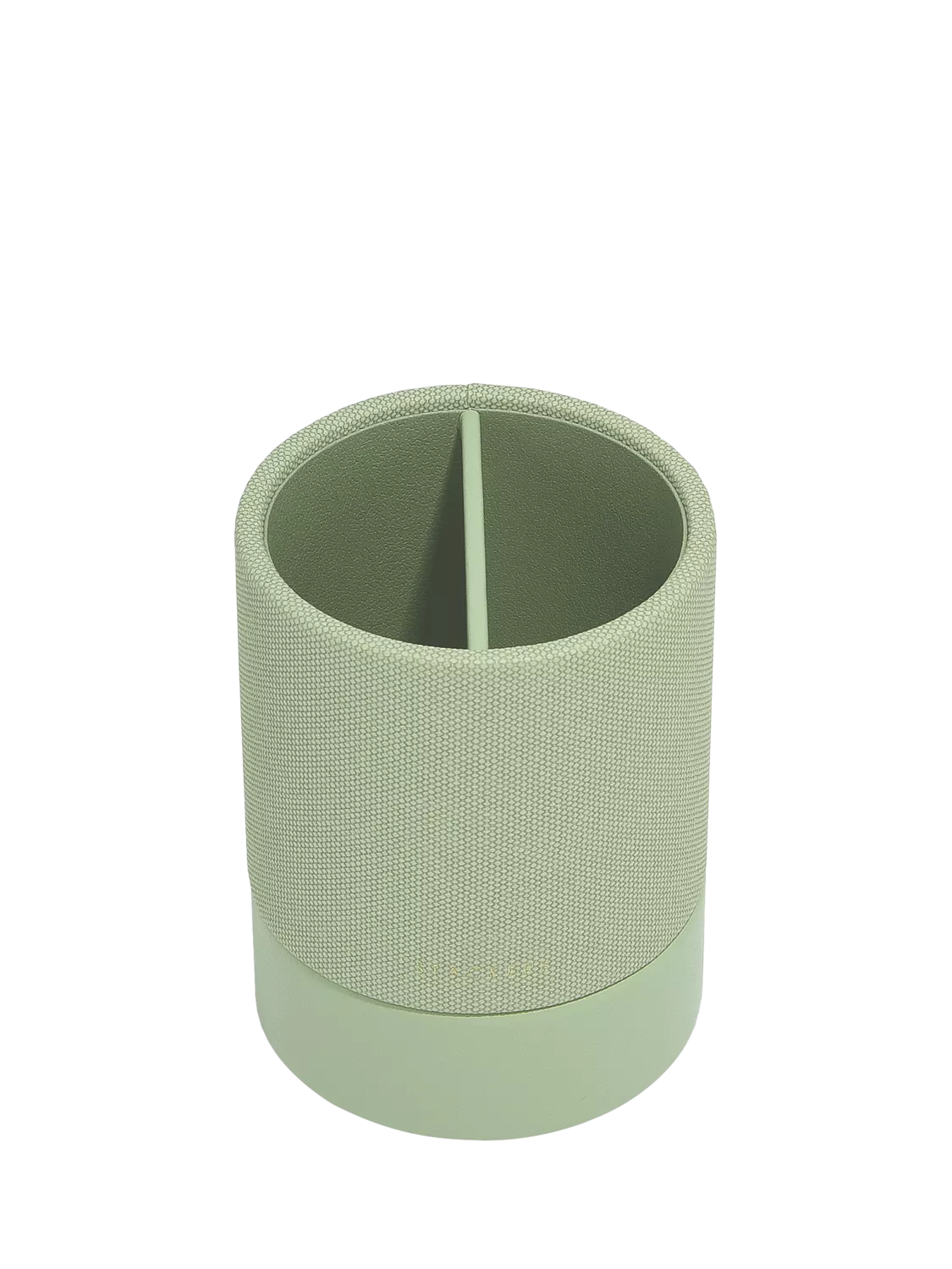 Stackers sage faux leather pen pot, UK version