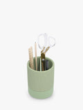Stackers sage faux leather pen pot, UK version