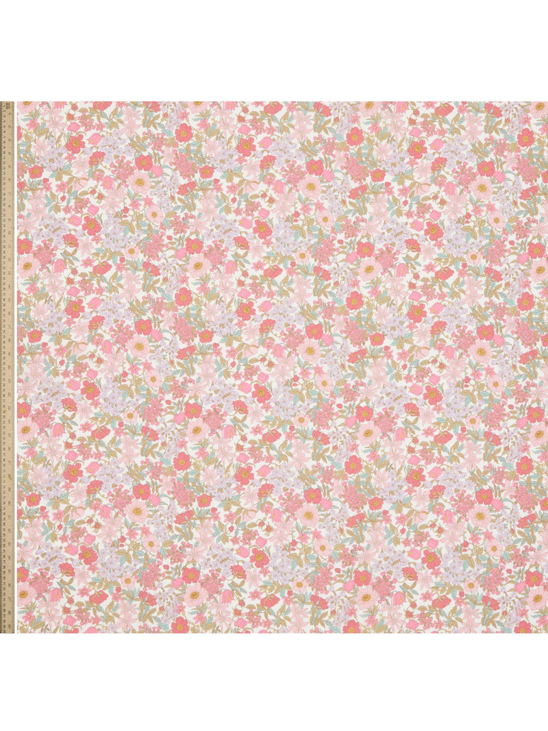 Liberty Fabrics Clarabell floral Tana Lawn fabric roll, imported from the UK