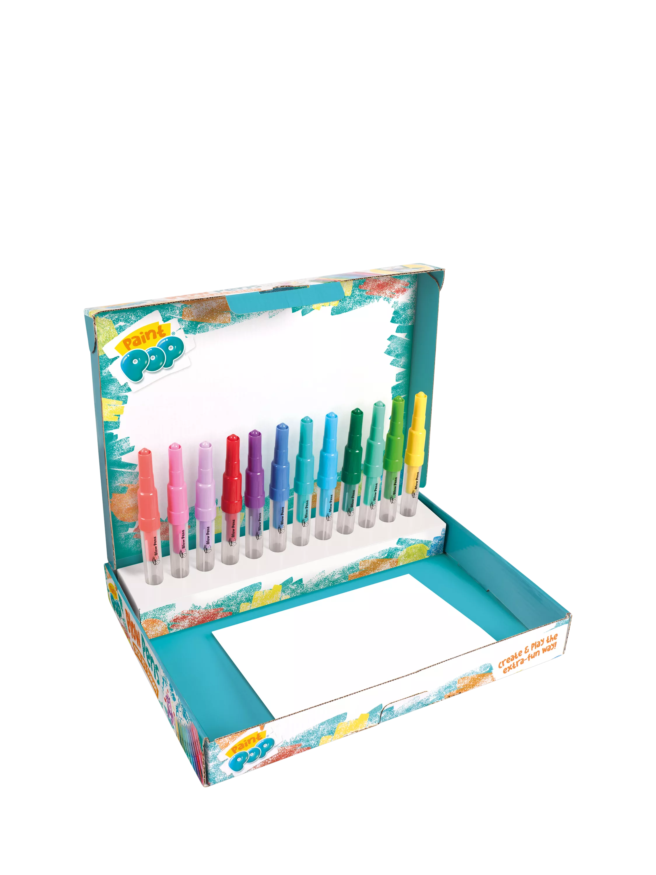 Paint Pop spray art station blow pens and stencils (British brand)