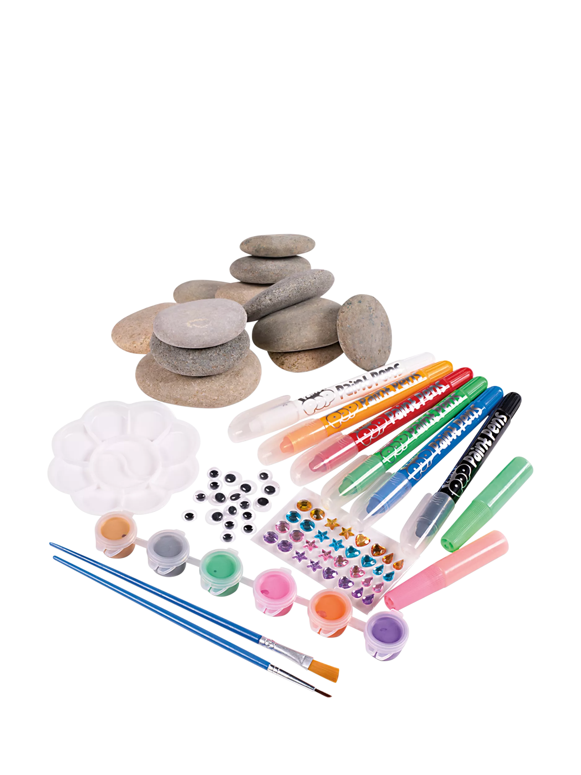 Paint Pop glow-in-the-dark pebble painting kit (British brand)