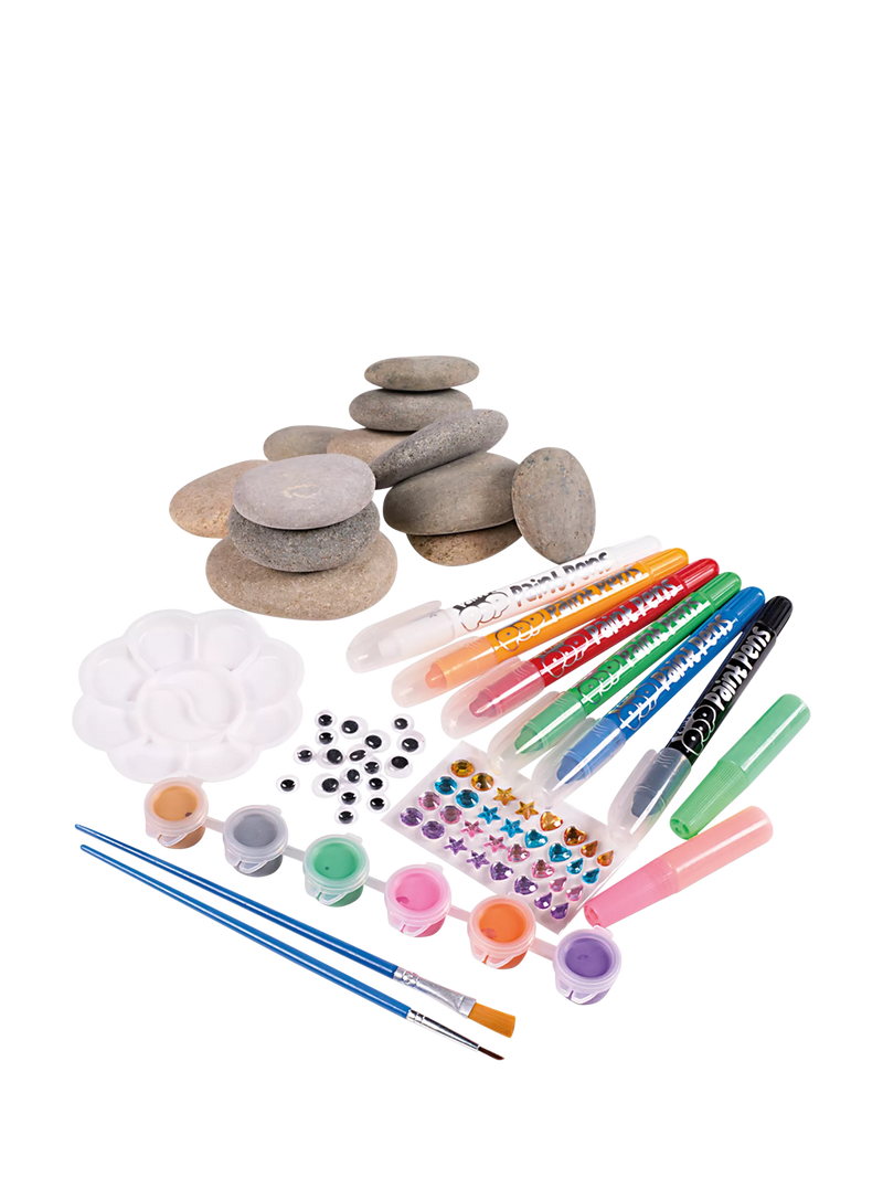 Paint Pop glow-in-the-dark pebble painting kit (British brand)