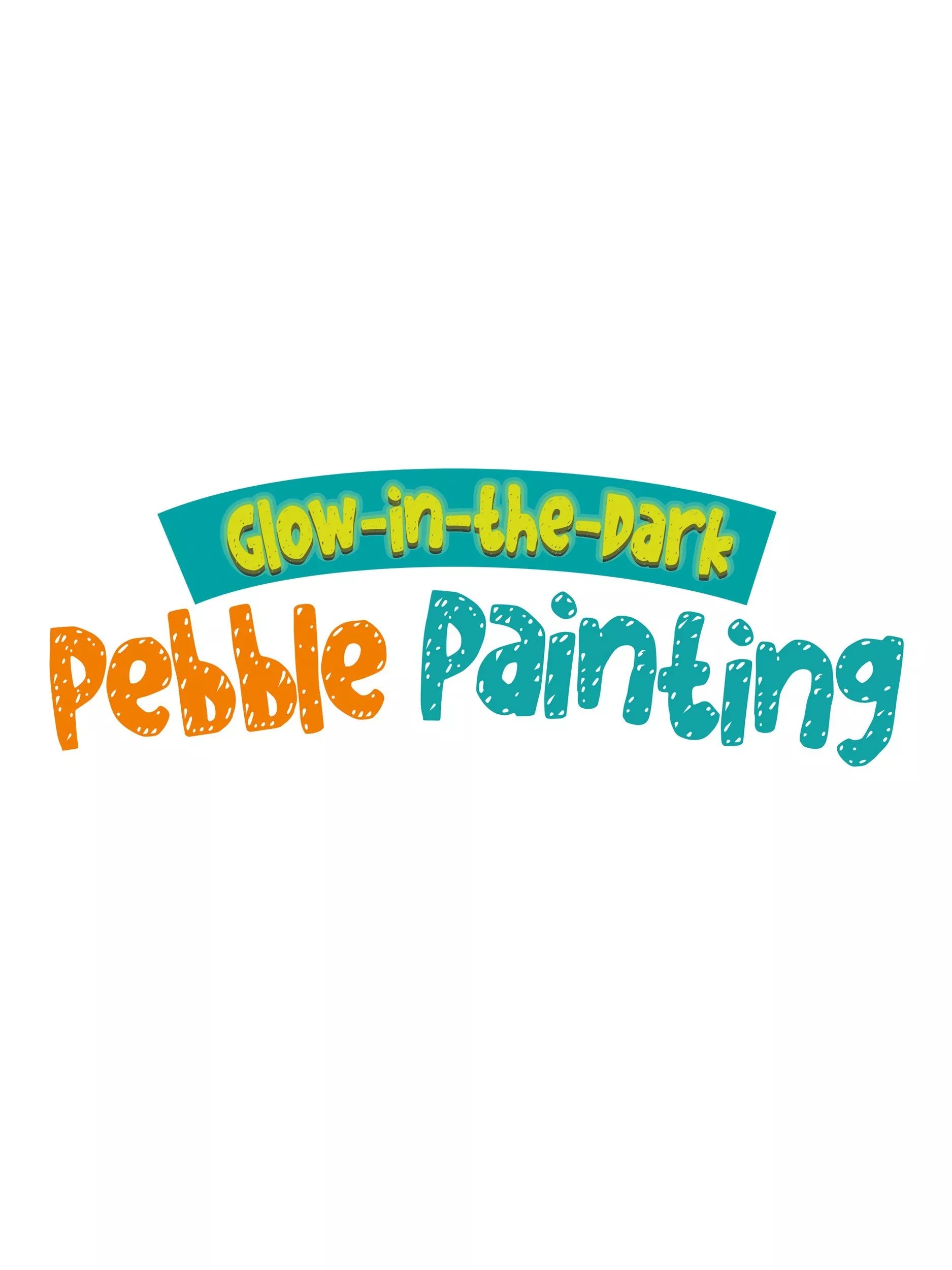 Paint Pop glow-in-the-dark pebble painting kit (British brand)