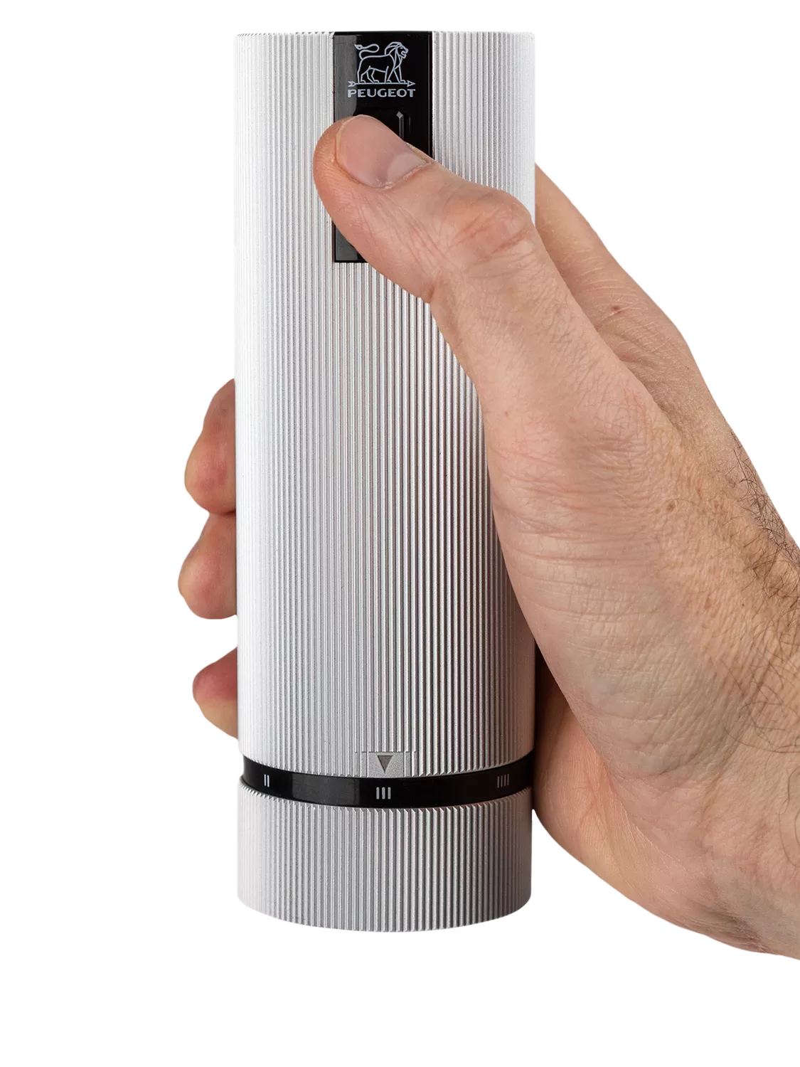 Peugeot electric salt and pepper mill duo 15cm (British brand)