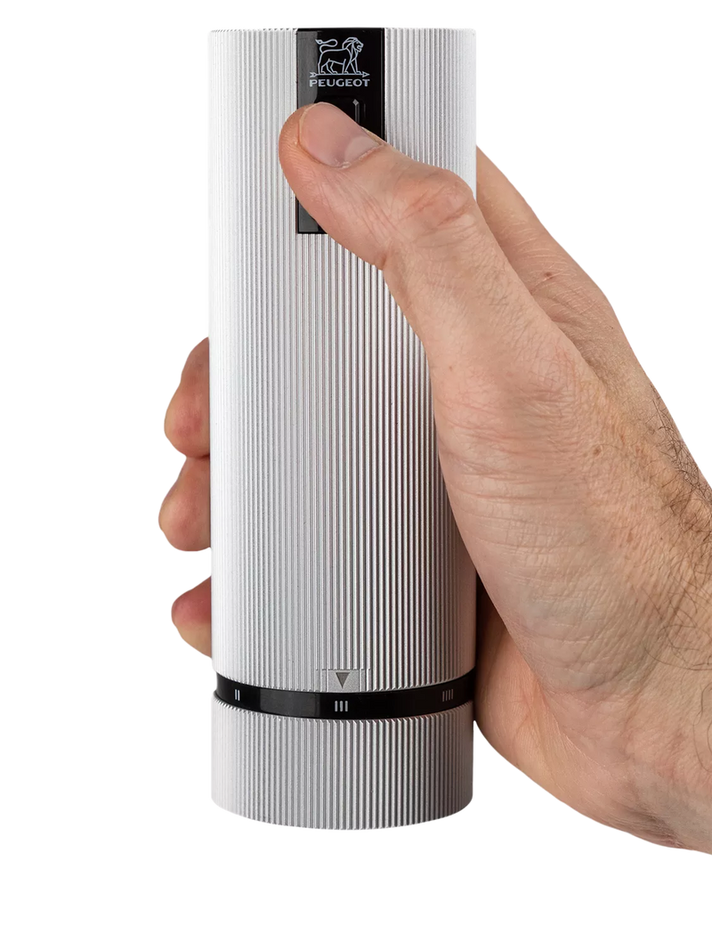 Peugeot electric salt and pepper mill duo 15cm (British brand)