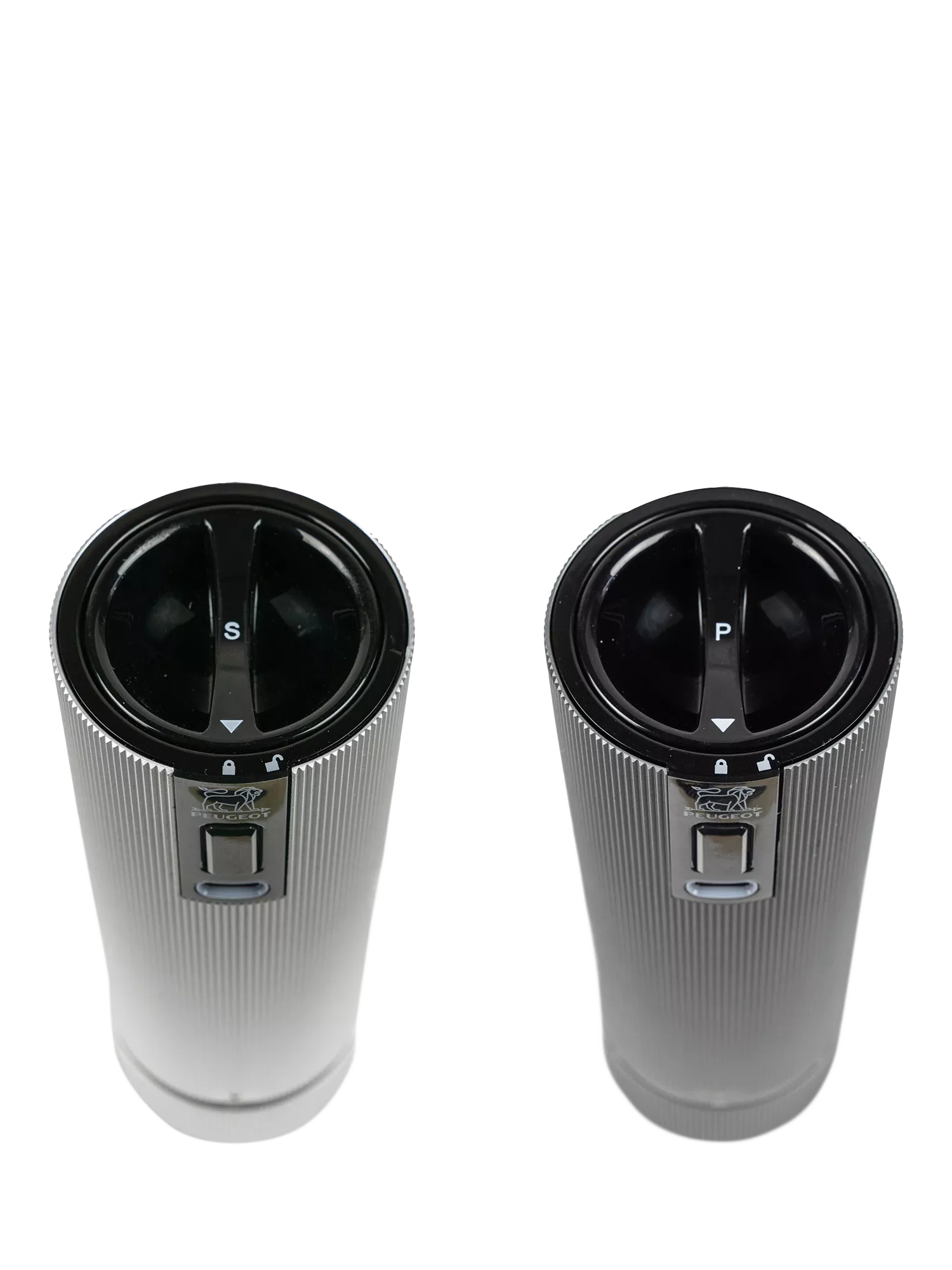 Peugeot electric salt and pepper mill duo 15cm (British brand)