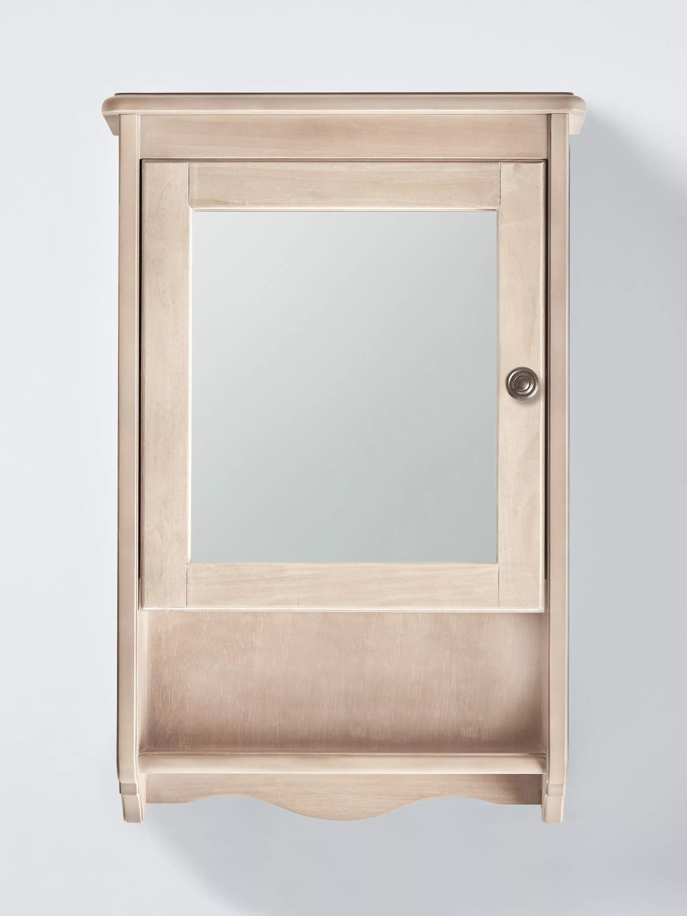 John Lewis mirrored bathroom cabinet white wash (British brand)