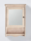 John Lewis mirrored bathroom cabinet white wash (British brand)