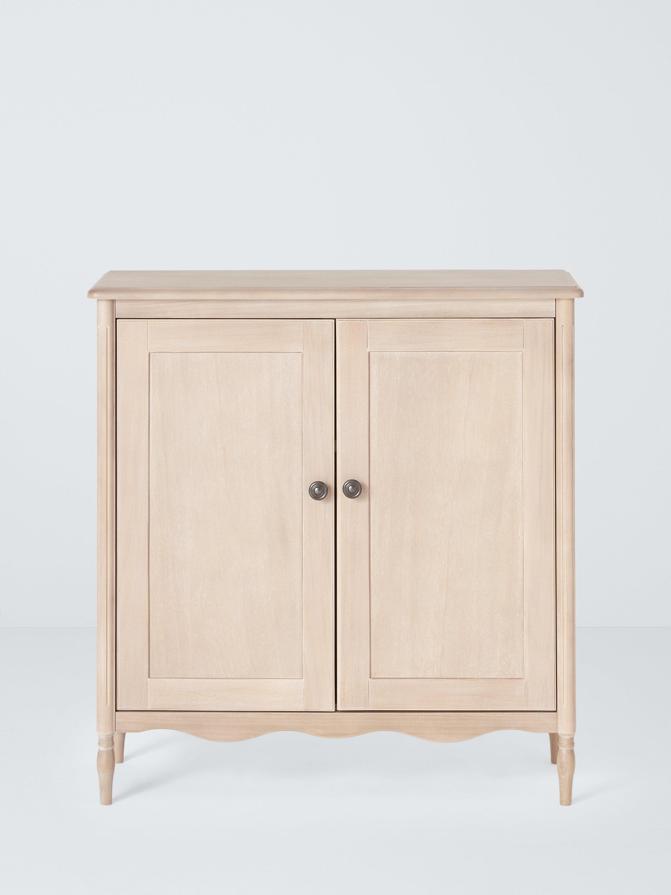 John Lewis Heritage bathroom double cupboard white wash (British brand)
