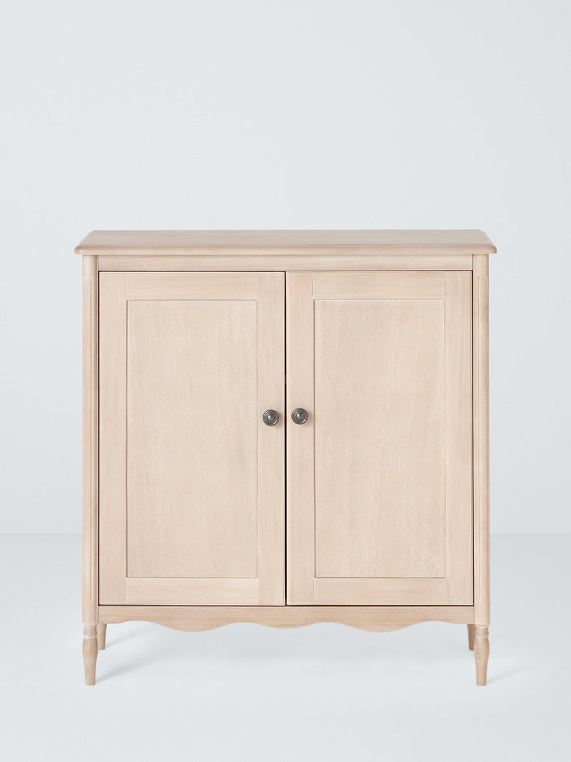 John Lewis Heritage bathroom double cupboard white wash (British brand)